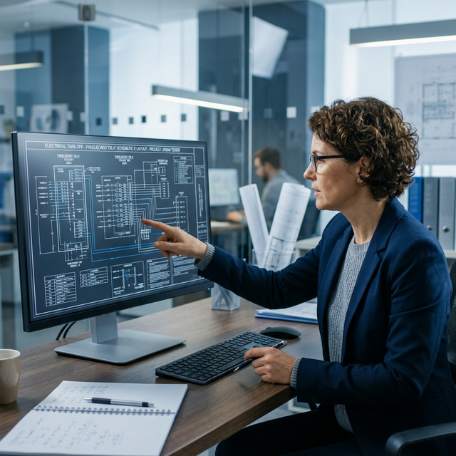 Digital Electrical Takeoff PDF Drawings